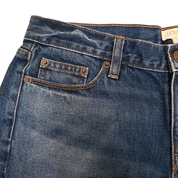 J. Crew Womens 27 Dark Wash Denim Jean Shorts in Lexi Wash - Picture 3 of 10